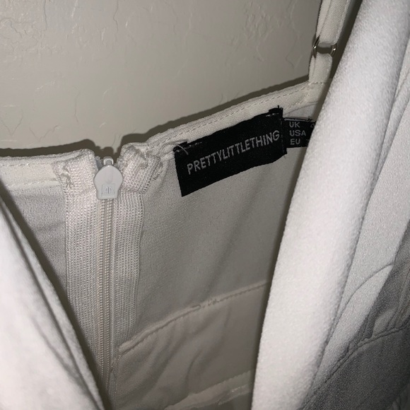 White strappy skater dress - Picture 3 of 3